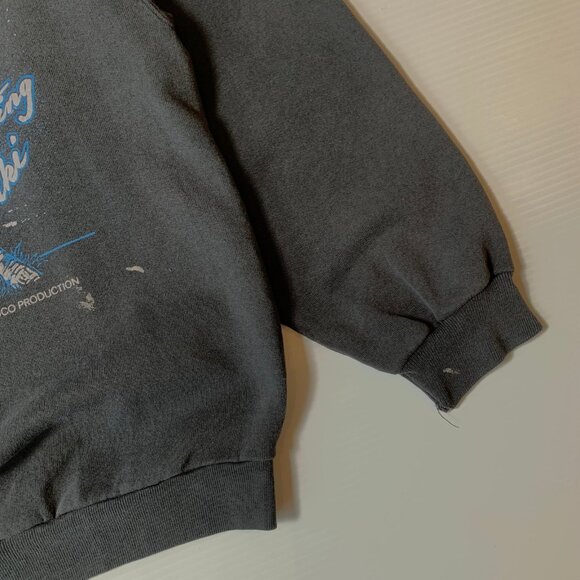 90s Distressed Moonlighting Waikiki Hawaii Crewneck XL - Picture 8 of 10